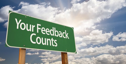 Your feedback counts
